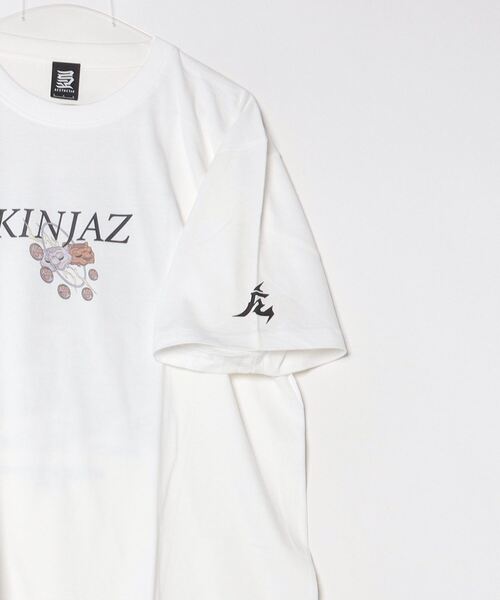 INNOCENT(イノセント)の「『KINJAZ』Graphic T(Tシャツ/カットソー・メンズ・ホワイト/ブラック・LARGE)」の4枚目の写真