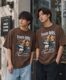 ZIP FIVE（ジップファイブ）の「【ZIP FIVE】 90s クラシカル ストリート グラフィック 半袖 Tシャツ（Tシャツ/カットソー）」