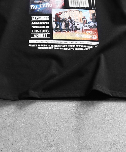 ZIP FIVE（ジップファイブ）の「【ZIP FIVE】 90s クラシカル ストリート グラフィック 半袖 Tシャツ（Tシャツ/カットソー・メンズ・ホワイト/ブラック系/ブラック/ホワイト系・MEDIUM/LARGE/X-LARGE）」の18枚目の写真