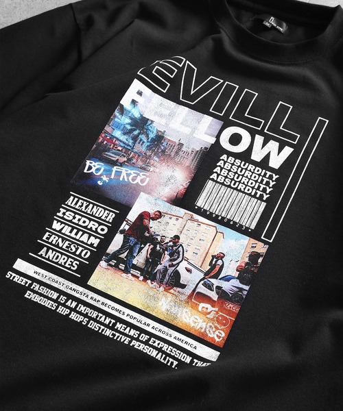 ZIP FIVE(ジップファイブ)の「【ZIP FIVE】 90s クラシカル ストリート グラフィック 半袖 Tシャツ(Tシャツ/カットソー・メンズ・ホワイト/ブラック系/ブラック/ホワイト系・MEDIUM/LARGE/X-LARGE)」の22枚目の写真