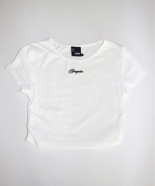 FCMM(エフシーエムエム)の「【日本限定】RIBBON CROP TEE/リボンクロップT(Tシャツ/カットソー・レディース・ブラック/ホワイト/ピンク・MEDIUM/SMALL)」の6枚目の写真