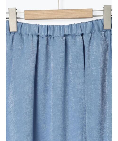 Samansa Mos2 blue（サマンサモスモスブルー）の「メタリックサテンスカート（スカート・レディース・シルバー/ブルー/ブロンズ・F）」の11枚目の写真