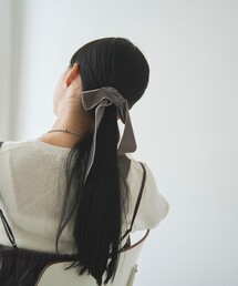 coen（コーエン）の「ベロアリボンヘアカフ（ヘアゴム）」