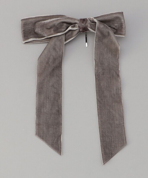 coen（コーエン）の「ベロアリボンヘアカフ（ヘアゴム・レディース・ブラック/グレー・FREE）」の12枚目の写真