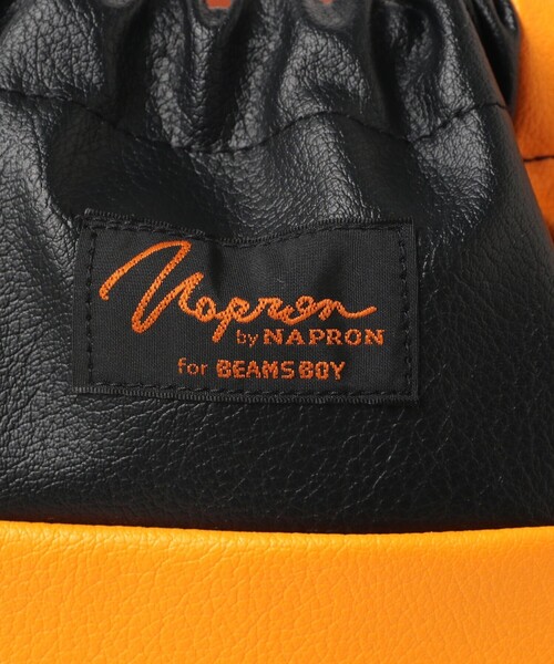 NAPRON / 別注 フェイクレザー パッチワーク チェッカー ペイシェント バッグ