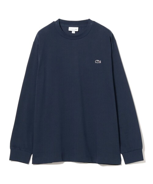 LACOSTE（ラコステ）の「LACOSTE / ベーシックロングスリーブTシャツ（Tシャツ/カットソー・メンズ・ホワイト/ネイビー/ブラック・4/6/5）」の3枚目の写真