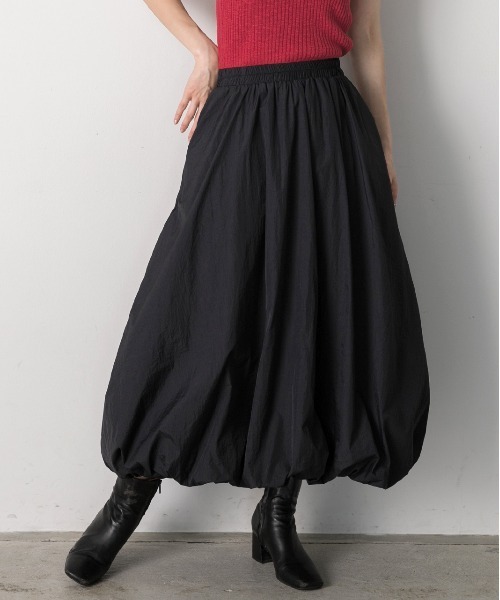 ad thie（アドティエ）の「バルーン ボリューム ロングスカート（スカート・レディース・オフホワイト/ベージュ/ブラック・FREE）」の18枚目の写真