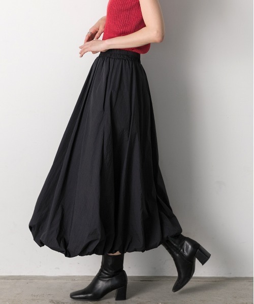 ad thie（アドティエ）の「バルーン ボリューム ロングスカート（スカート・レディース・オフホワイト/ベージュ/ブラック・FREE）」の22枚目の写真
