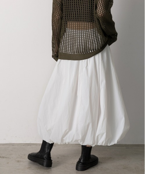 ad thie（アドティエ）の「バルーン ボリューム ロングスカート（スカート・レディース・オフホワイト/ベージュ/ブラック・FREE）」の13枚目の写真
