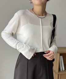 CAPRICIEUX LE'MAGE | ウール混ニットロンT(ニット/セーター)