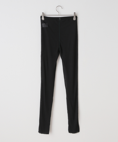 IENA（イエナ）の「HAKUJI/ハクジ Sheer rib leggings レギンス H272483（レギンス/スパッツ・レディース・ブラック・FREE）」の2枚目の写真