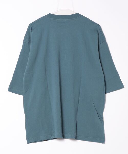 go slow caravan（ゴースローキャラバン）の「USA/C テリア犬BIG６分袖TEE（Tシャツ/カットソー・メンズ・ホワイト/ブルー/サーモンピンク・X-LARGE/LARGE/MEDIUM）」の17枚目の写真