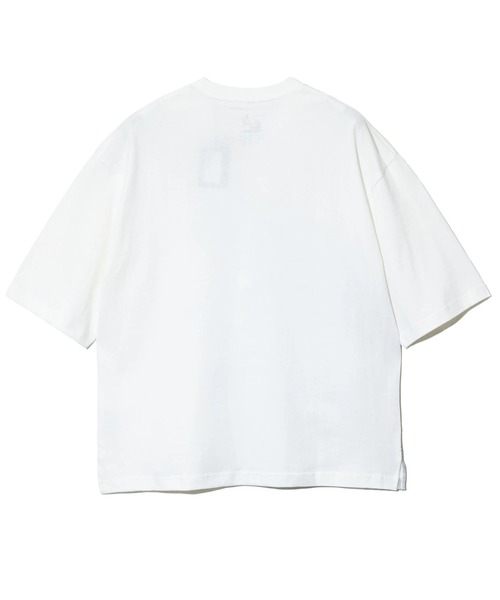 go slow caravan（ゴースローキャラバン）の「USA/C テリア犬BIG６分袖TEE（Tシャツ/カットソー・メンズ・ホワイト/ブルー/サーモンピンク・X-LARGE/LARGE/MEDIUM）」の13枚目の写真