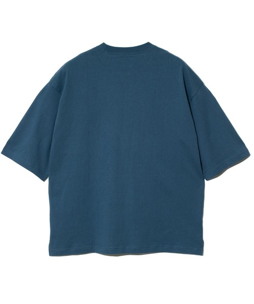 go slow caravan（ゴースローキャラバン）の「USA/C テリア犬BIG６分袖TEE（Tシャツ/カットソー・メンズ・ホワイト/ブルー/サーモンピンク・X-LARGE/LARGE/MEDIUM）」の16枚目の写真