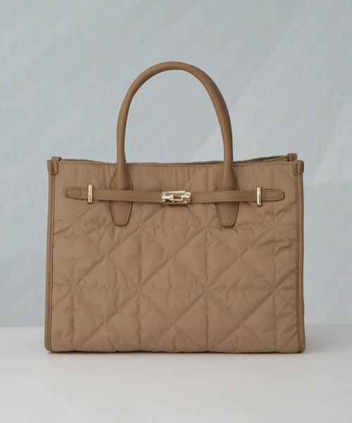 【セール】ナイロンキルティングトート（トートバッグ）｜nano･universe（ナノユニバース）