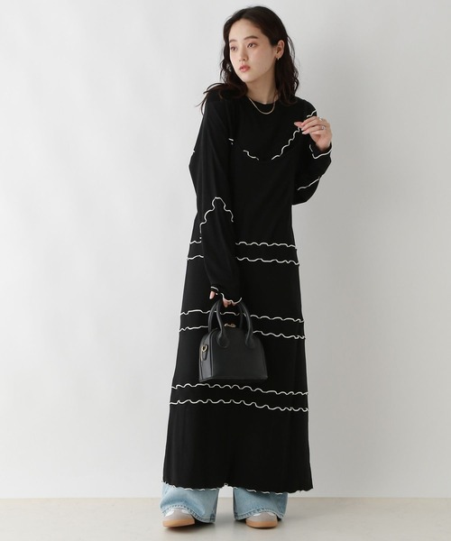 RAGEBLUE(レイジブルー)の「マルチWAY/ウェーブメロウキャミワンピース/セットアイテム(ワンピース・レディース・ブラック/レッド・FREE)」の9枚目の写真