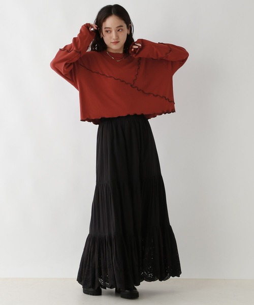 RAGEBLUE(レイジブルー)の「マルチWAY/ウェーブメロウキャミワンピース/セットアイテム(ワンピース・レディース・ブラック/レッド・FREE)」の19枚目の写真