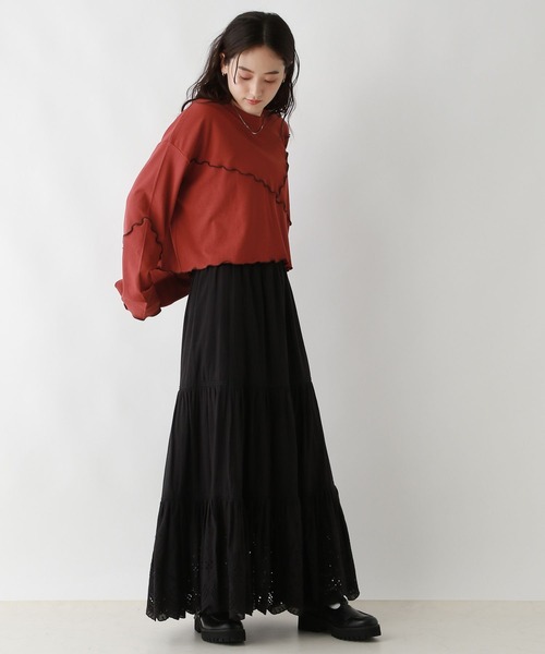 RAGEBLUE(レイジブルー)の「マルチWAY/ウェーブメロウキャミワンピース/セットアイテム(ワンピース・レディース・ブラック/レッド・FREE)」の20枚目の写真