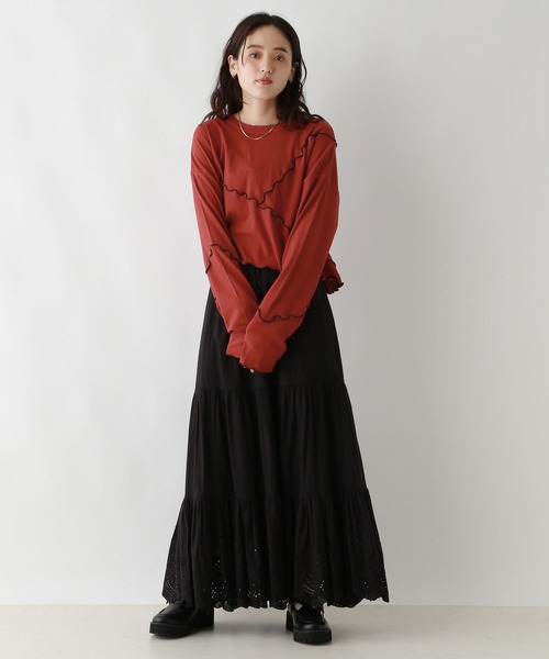 RAGEBLUE(レイジブルー)の「マルチWAY/ウェーブメロウキャミワンピース/セットアイテム(ワンピース・レディース・ブラック/レッド・FREE)」の21枚目の写真