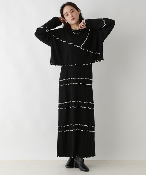 マルチWAY/ウェーブメロウキャミワンピース/セットアイテム(ワンピース)|RAGEBLUE(レイジブルー) マルチWAY/ウェーブメロウキャミワンピース/セットアイテム(ワンピース)|RAGEBLUE(レイジブルー)