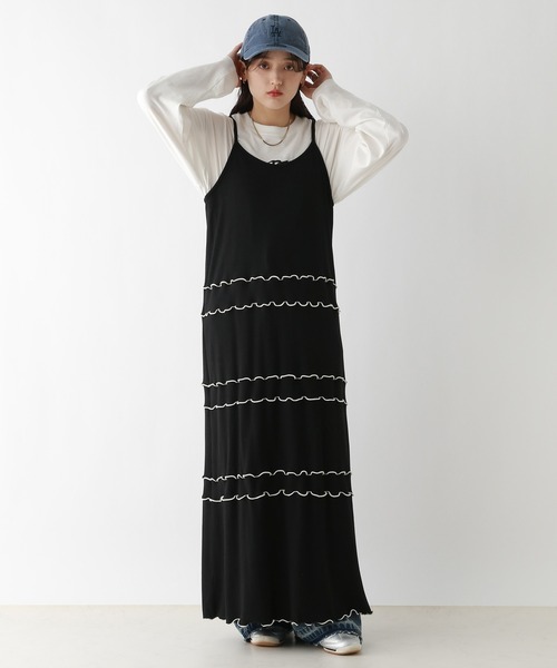 マルチWAY/ウェーブメロウキャミワンピース/セットアイテム(ワンピース)|RAGEBLUE(レイジブルー) マルチWAY/ウェーブメロウキャミワンピース/セットアイテム(ワンピース)|RAGEBLUE(レイジブルー)