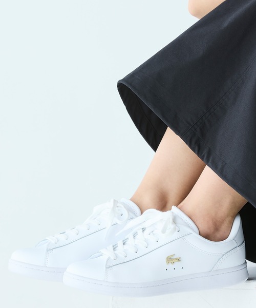 LACOSTE(ラコステ)の「ウィメンズ CARNABY SET 224 1 SFA(スニーカー・レディース・ホワイト・22.5cm/23.5cm/24.5cm/23.0cm/24.0cm)」の4枚目の写真