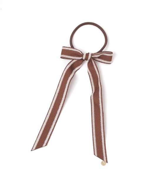 niko and...（ニコアンド）の「配色リボンヘアゴム（ヘアゴム・レディース・ブラック/ブラウン/パープル・0）」の10枚目の写真