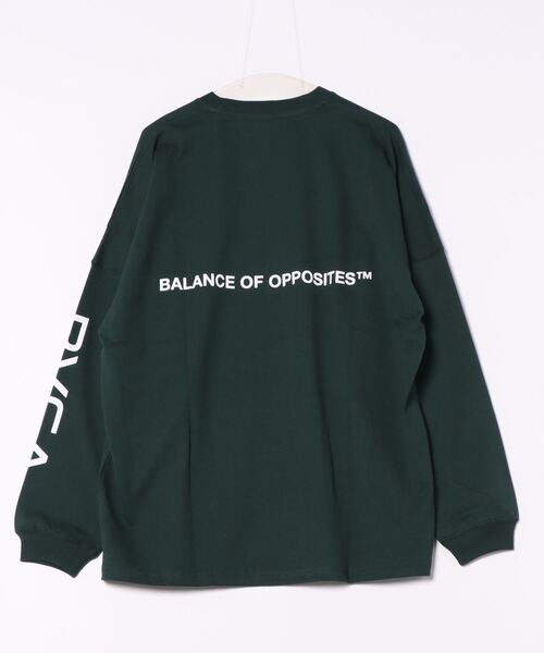 RVCA（ルーカ）の「RVCA メンズ BIG RVCA LT ロンＴ 【2024年秋冬モデル】/ルーカ長袖バックプリントビッグシルエットロゴロンT（Tシャツ/カットソー・メンズ・ホワイト/ブルー系その他/グリーン系その他/ブラック・SMALL/MEDIUM/LARGE/X-LARGE）」の5枚目の写真