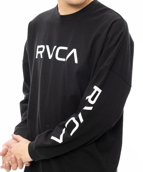 RVCA（ルーカ）の「RVCA メンズ BIG RVCA LT ロンＴ 【2024年秋冬モデル】/ルーカ長袖バックプリントビッグシルエットロゴロンT（Tシャツ/カットソー・メンズ・ホワイト/ブルー系その他/グリーン系その他/ブラック・SMALL/MEDIUM/LARGE/X-LARGE）」の18枚目の写真