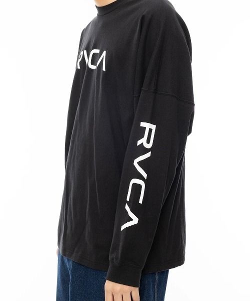 RVCA（ルーカ）の「RVCA メンズ BIG RVCA LT ロンＴ 【2024年秋冬モデル】/ルーカ長袖バックプリントビッグシルエットロゴロンT（Tシャツ/カットソー・メンズ・ホワイト/ブルー系その他/グリーン系その他/ブラック・SMALL/MEDIUM/LARGE/X-LARGE）」の20枚目の写真