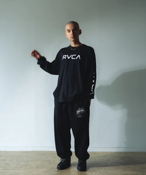 セール】RVCA メンズ BIG RVCA LT ロンT 【2024年秋冬モデル