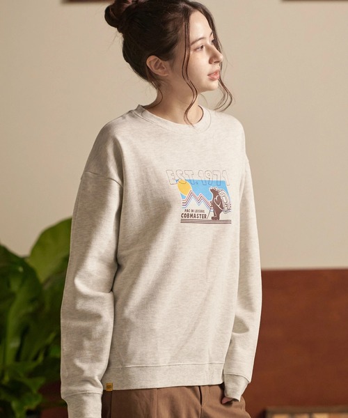 COBMASTER（コブマスター）の「COBMASTER/コブマスター　裏毛 刺繍/PT スウェット（EST1971）（スウェット・メンズ・オートミール/ブルー系その他/ブラック・MEDIUM/LARGE/X-LARGE）」の7枚目の写真