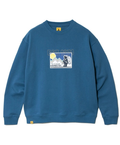 COBMASTER（コブマスター）の「COBMASTER/コブマスター　裏毛 刺繍/PT スウェット（EST1971）（スウェット・メンズ・オートミール/ブルー系その他/ブラック・MEDIUM/LARGE/X-LARGE）」の14枚目の写真