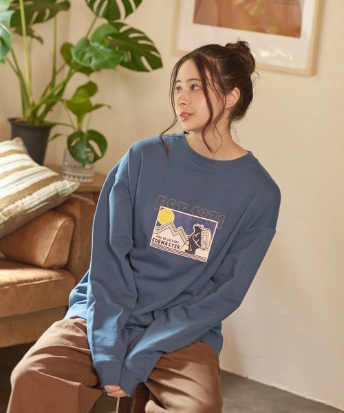 COBMASTER（コブマスター）の「COBMASTER/コブマスター　裏毛 刺繍/PT スウェット（EST1971）（スウェット・メンズ・オートミール/ブルー系その他/ブラック・MEDIUM/LARGE/X-LARGE）」の20枚目の写真