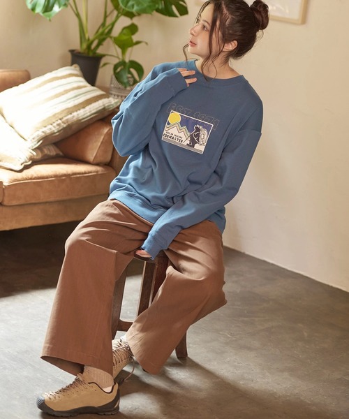 COBMASTER（コブマスター）の「COBMASTER/コブマスター　裏毛 刺繍/PT スウェット（EST1971）（スウェット・メンズ・オートミール/ブルー系その他/ブラック・MEDIUM/LARGE/X-LARGE）」の21枚目の写真