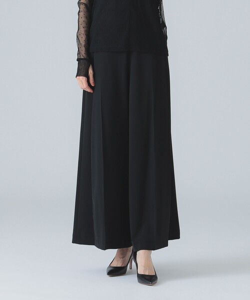 【セール】ROOM NO.8 BLACK / ワイド フレアパンツ（その他パンツ）｜Room no.8（ルームエイト）