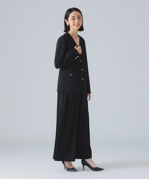 Room no.8（ルームエイト）の「ROOM NO.8 BLACK / ワイド フレアパンツ（その他パンツ・レディース・ブラック・1/2）」の7枚目の写真