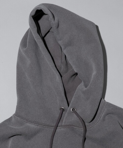 FREAK'S STORE(フリークスストア)の「FREAK’S STORE/フリークスストア HEAVY WEIGHT HOODIE 15oz アシッド加工/ヘビーウェイト フーディー/15オンス/リラックスフィット/USAコットン(パーカー・メンズ・カーキ/オフホワイト/チャコール・MEDIUM/LARGE/SMALL)」の6枚目の写真