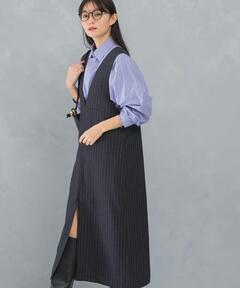 洗える】クリスタルアムンゼン ウエスト切り替え ワンピース