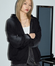 Anchor Smith（アンカー スミス）の「ランダムスプレープリント オーバーサイズフルジップパーカー（パーカー）」