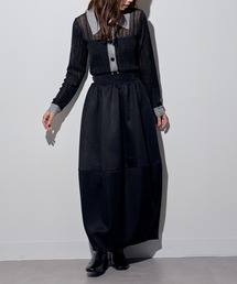 MAISON BREEZE reveur | 【MAISON BREEZE reveur】ツイードコクーンスカート　DTK(スカート)