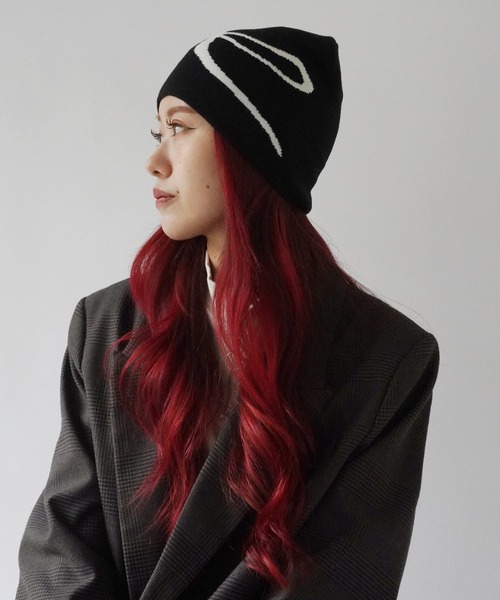 Port（ポート）の「【 antique andico / アンティーク アンディコ 】 グラフィック リボン ニット ビーニー #_（ニットキャップ/ビーニー・レディース・アイボリー/イエロー/ブラック/ライトグレー/チャコールグレー/ネイビー/レッド・FREE）」の14枚目の写真