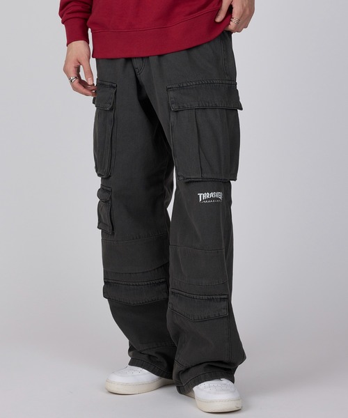 【セール】【THRASHER】デニム 9ポケットカーゴパンツ(カーゴパンツ)|THRASHER(スラッシャー) 【セール】【THRASHER】デニム 9ポケットカーゴパンツ(カーゴパンツ)|THRASHER(スラッシャー)