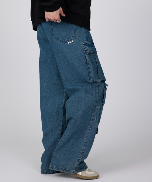 【セール】【THRASHER】デニム 9ポケットカーゴパンツ(カーゴパンツ)|THRASHER(スラッシャー) 【セール】【THRASHER】デニム 9ポケットカーゴパンツ(カーゴパンツ)|THRASHER(スラッシャー)