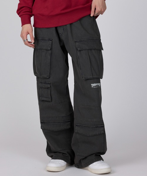 【セール】【THRASHER】デニム 9ポケットカーゴパンツ(カーゴパンツ)|THRASHER(スラッシャー) 【セール】【THRASHER】デニム 9ポケットカーゴパンツ(カーゴパンツ)|THRASHER(スラッシャー)
