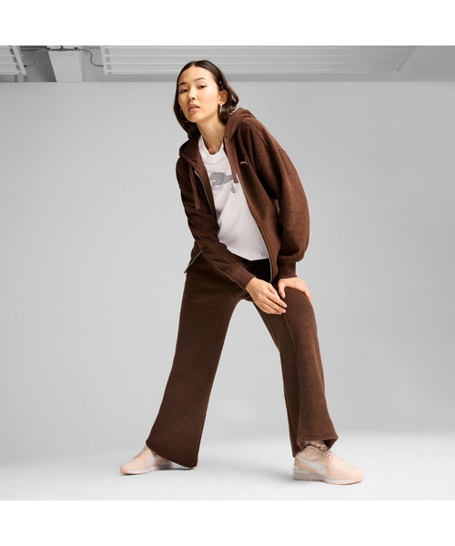 PUMA(プーマ)の「PUMA プーマ ウィメンズ ハー ウィンターライズ フルジップ フーディー(パーカー・レディース・ブラウン/グレー系その他/ブラック・MEDIUM/SMALL/X-LARGE/LARGE)」の13枚目の写真