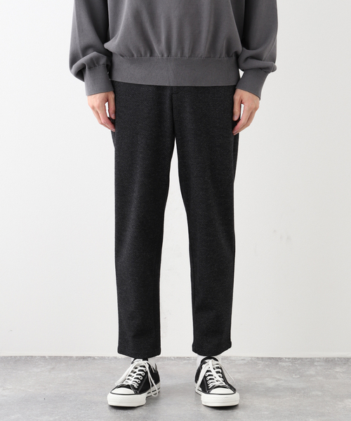 JOURNAL STANDARD(ジャーナルスタンダード)の「ウールジャージー イージーテーパードパンツ(スラックス・メンズ・ブラック系その他/ブラウン/ネイビー・SMALL/MEDIUM/LARGE)」の12枚目の写真
