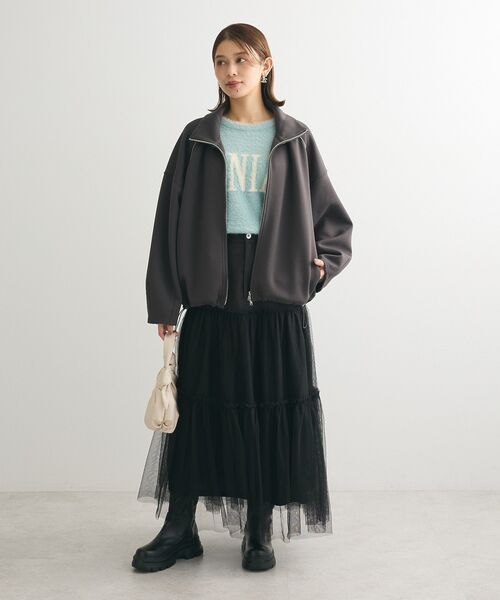 ELENCARE DUE(エレンカーレデュエ)の「・ELENCARE DUE ハイブリットティアードスカート(スカート・レディース・チャコールグレー/ブラック/カーキ・FREE)」の13枚目の写真