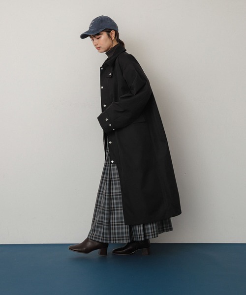 SENSE OF PLACE by URBAN RESEARCH（センスオブプレイスバイアーバンリサーチ）の「ハンティングロングコート（その他アウター・レディース・モカ/ブラック・ONE）」の7枚目の写真