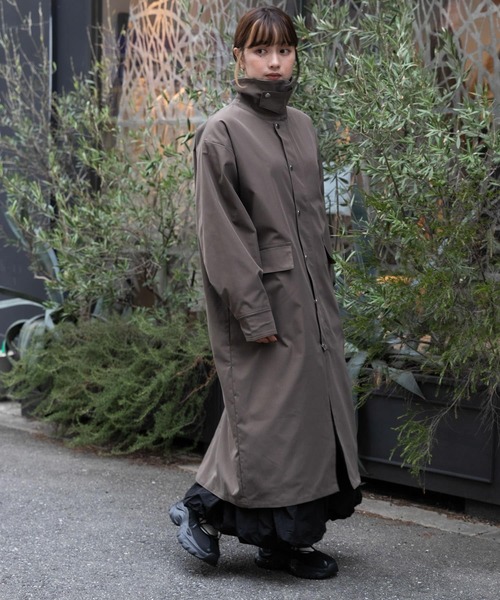 SENSE OF PLACE by URBAN RESEARCH（センスオブプレイスバイアーバンリサーチ）の「ハンティングロングコート（その他アウター・レディース・モカ/ブラック・ONE）」の17枚目の写真